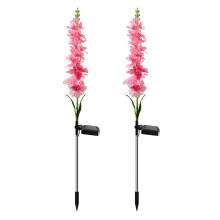 Superbes lampes solaires décoratives pour jardin, double mode d'éclairage, idéales pour décorer terrasse, allée et patio, lot de 2, motif