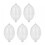 Fishing Tackle Accessories for Outdoor Anglers, Lightweight and Sensitive Spin Float with Slip Cast Functionality, Hard ABS Oval Bubble Float 1