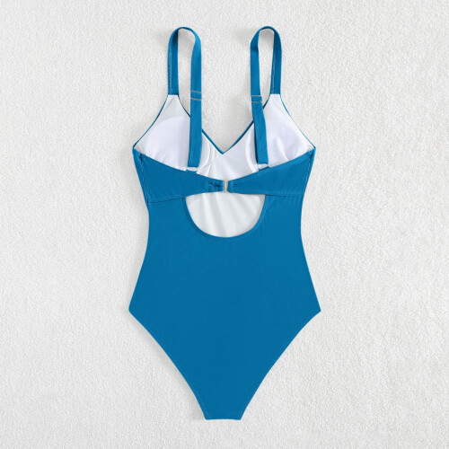 Women's Wrap Push-Up One-Piece Swimsuit with Tummy Control 2
