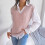 Oversized Sweater Vest for Women V Neck Sleeveless Solid Color Loose Pullover Sweater 4