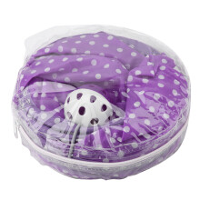 Crinkling Foil Cat Tunnel Toy With Hanging Ball For Encouraging Exercise, Peephole Foldable Design Soft Plush Fabric Travel Friendly Cat Tunnel For