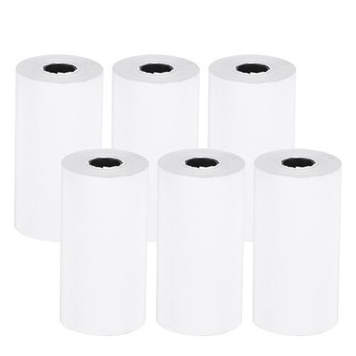 6 Rolls Thermal Receipt Paper 57x30mm for Small Printers 1