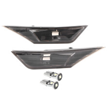 Honda Civic Front-Seitenmarkierungsleuchten mit getönten LED-Blinkern, kratzfester Kristalllinse, verzögerungsfreies Aufleuchten, geringer