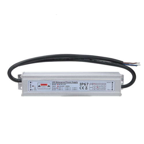 Προστασία από υπερθέρμανση Τροφοδοτικό LED IP67 Αδιάβροχο περίβλημα αλουμινίου