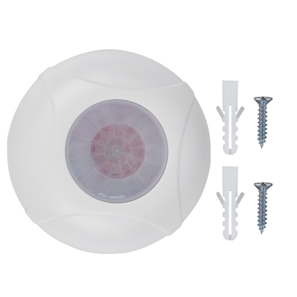 Adjustable Sensitivity Pir Ceiling Sensor With360degree Detection Coverage And Easy Installation For Hallways Closets And Bathrooms 9448483680516