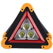Portable Emergency Warning Triangle Led Light Water Resistant Shockproof Multifunctional With Four Light Modes Strong Wind Resistance Wear Resistance