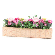 Artificial Greenery Decorative Effect Lifelike Appearance Weather Resistant Fairy Garden Accessories Dollhouse Garden Planter Bed Micro Landscape