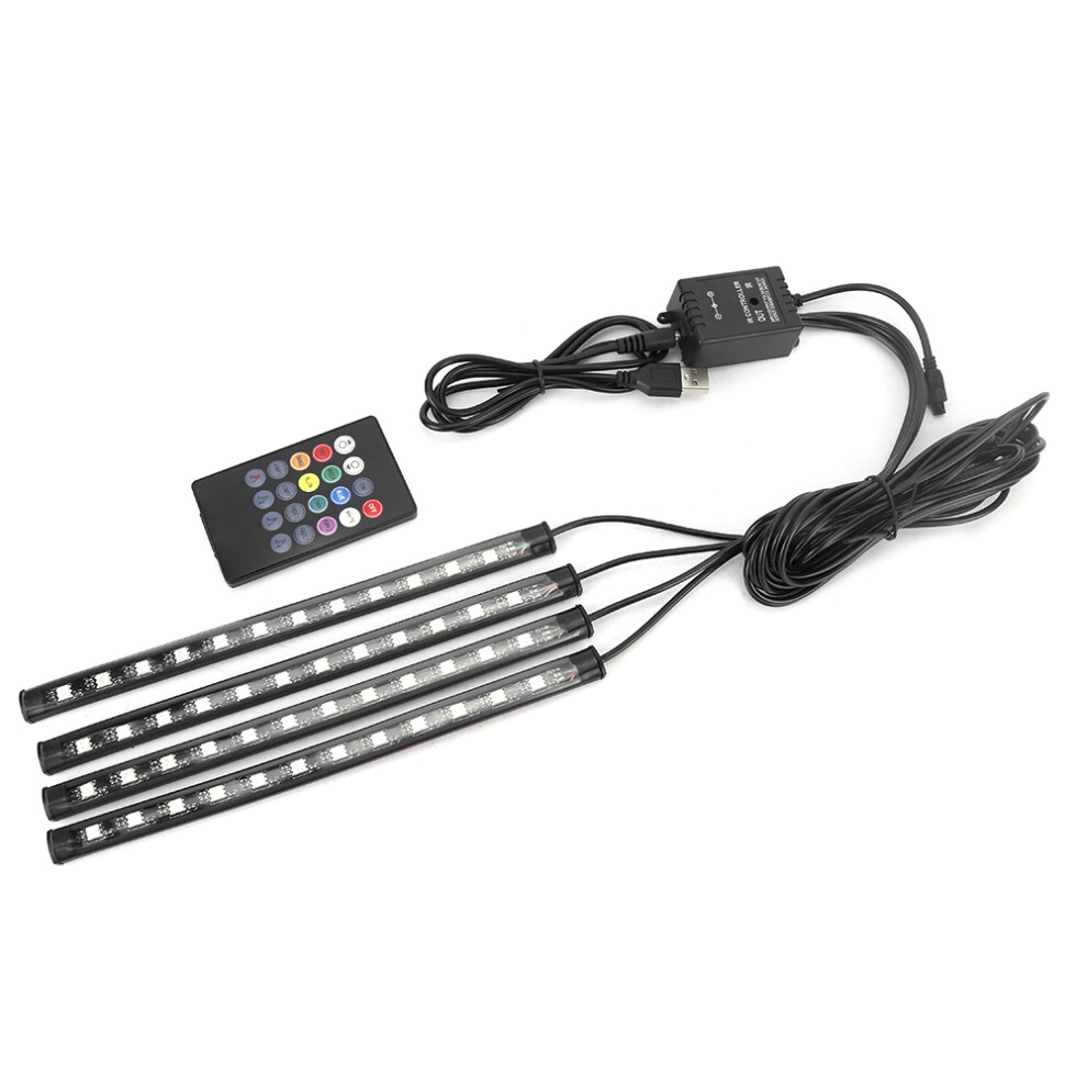 Rgb Led Atmosphere S Flexible Led Strip Under Dash Ing Car Led Interior S Multicolor Music Car Interior Accessories Waterproof Light 9009879133667