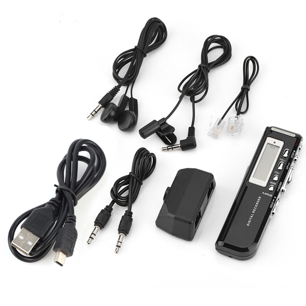 Mini Voice Recorder With Intelligent Noise Reduction And Password Protection Timed Recording8gb Storage Recording While Listening Voice Activated 9009879133704