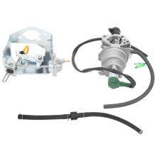 Carburetor with Regulating Pump for Predator420CC Engine, Fuel Shutoff Valve Line Gasket Kit Included Gasoline Generator Carburetor Corrosion