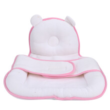 Newborn Baby Support Pillow Ergonomic Design, Multifunctional2In1Design Fresh & Fun Features for Stroller Carseat Swing Bouncer (Pink)
