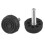 Bathroom Accessories Adjustable Height Foot, Plastic Base, 10 Pack Screw In M8*30*30mm 3
