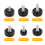 Bathroom Accessories Adjustable Height Foot, Plastic Base, 10 Pack Screw In M8*30*30mm 6