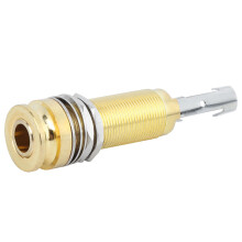 Electric Bass End Pin Jack with Strap Lock