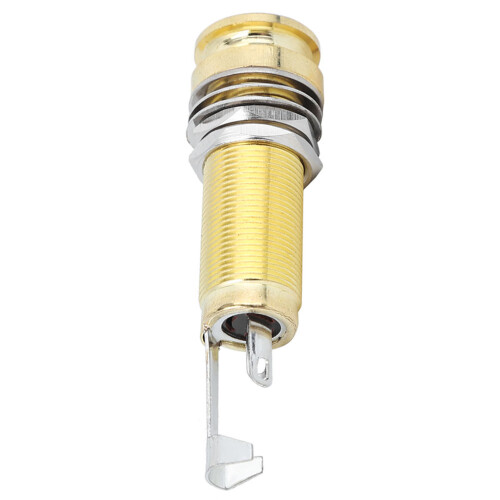Electric Bass End Pin Jack with Strap Lock 1