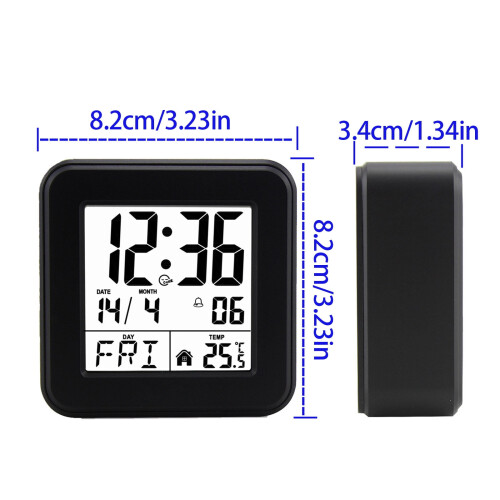 Modern Bedsides Clock with Quiet Operations and Easy To Read Display for Peaceful Sleep Environment 2