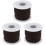 3Rolls DIY Elastic String Coffee Beads Cord for Jewelry Making Crafts 1