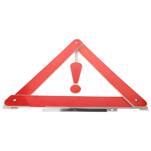 Triangle D'avertissement Pliable Plastique Rouge Pour