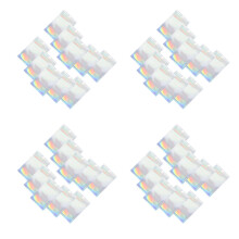 400Pcs Reusable Self-Sealing Jewelry Bags Multi Color for Storage