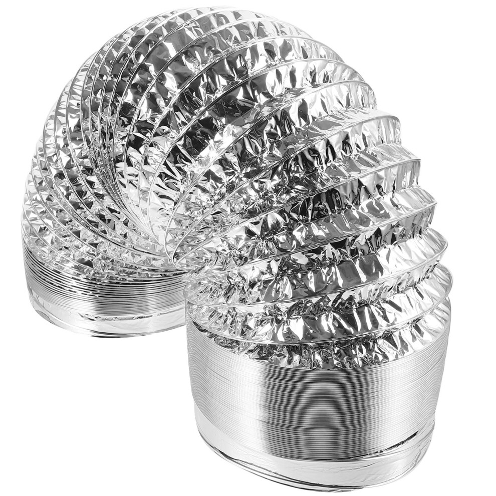 7" 10Ft Dryer Vent Hose Aluminum Flexible Ducting For Hvac 3711497552732