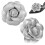 2 Pcs Sandals Flower Women'S Work Boot Charm Shoe Clips For 1