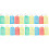 50St Multifunctionele Gekleurde Sleutellabels Met Duurzame Ring Set 1