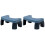 2Pcs Plastic Toilet Foot Stool Blue Household Step Stool for Home Use 1