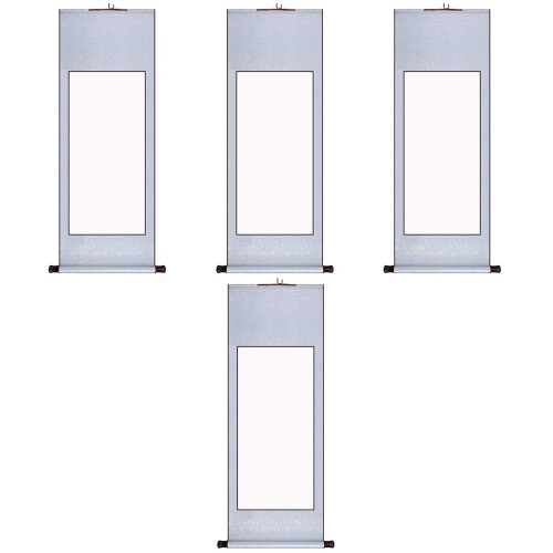 4Pièces Accessoire Papier Xuan Argenté Durable Compact 2