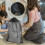 Minkissy Foldable Laundry Bag for Travel Black Polyester Mesh Design Lightweight 1 Piece 7