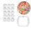 Conjunto de réguas de patchwork em acrílico – 2 peças, transparentes 2