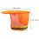 Orange Polyester Helmvisier Mit Nackenschutz Für Baustellen 3