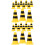 100Pcs Kids Mini Traffic Cones Plastic Toy Learning Fun 6