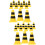 100Pcs Kids Mini Traffic Cones Plastic Toy Learning Fun 8
