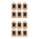 2Sets Portable Brown Wrapping Boxes Sturdy Cake Dessert Storage Case 4