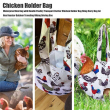2X Chicken Holder Bag Hen Sling Carry Bag Chicken Carrier with Handle Chicken Supplies Chicken Medic Bag Catching Bag,B