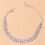 Bracelet de cheville extensible à chaînette ajustable, orné de strass dorés. 5