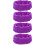 4Pièces Cache-Oreilles Violet Lavable Pour 7