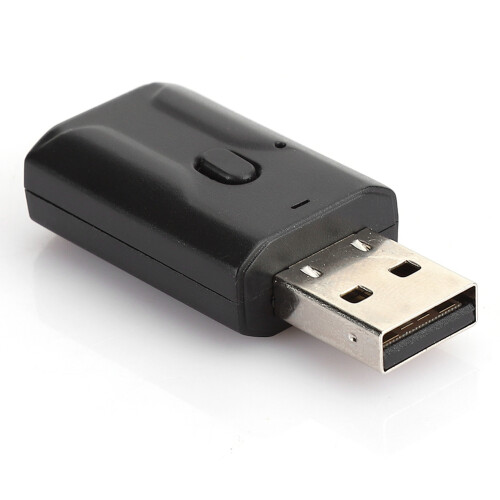 Built In Microphone Bluetooth Adapter With Noise Reduction Technology Extensive Compatibility, 2In1Wireless Audio Solution For TV PC Car 2