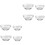 8Pièces Bols En Verre Transparent Pour Pudding Usage 2