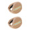 2Pièces Couvre-Oreilles Chaud Khaki Confortable Extérieur Unisexe 4