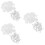 300Pièces Clips Transparent Pour LED Strip Fixation Fiable 6