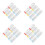 4Sets Replacement Hot Curler Clips 304 Stainless Steel Assorted Colors 4