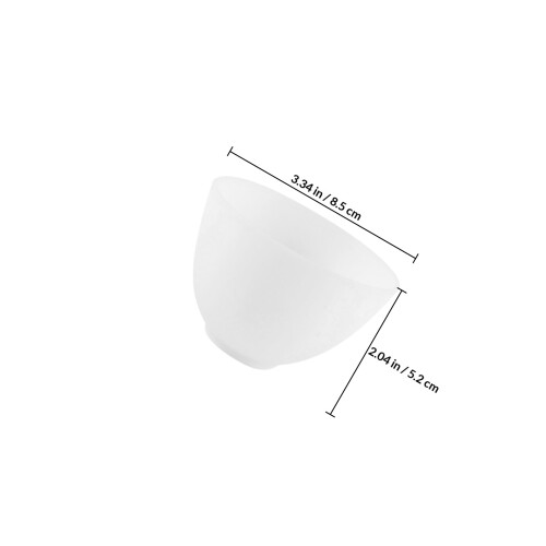 5pcs Durable Silicone Mask Mixing Bowls For Spa And Home Use 1