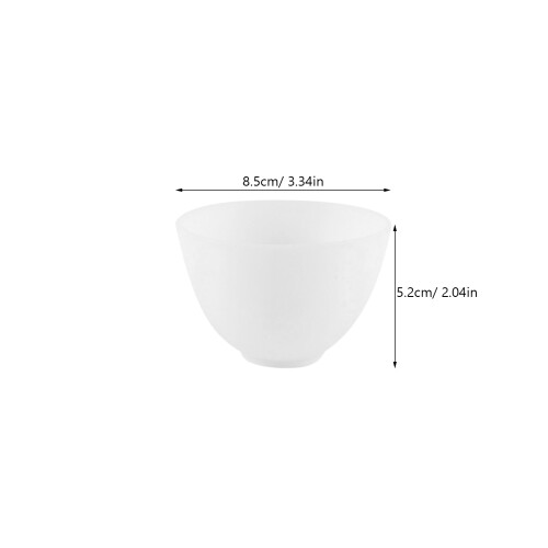 5pcs Durable Silicone Mask Mixing Bowls For Spa And Home Use 2