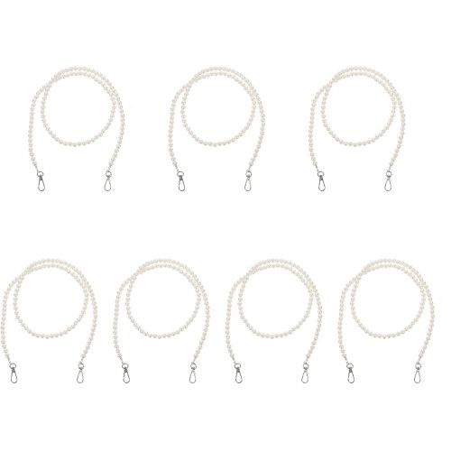 7Pcs Pearl Bag Chain Set DIY Bag Decor Replacement Shoulder Strap 1