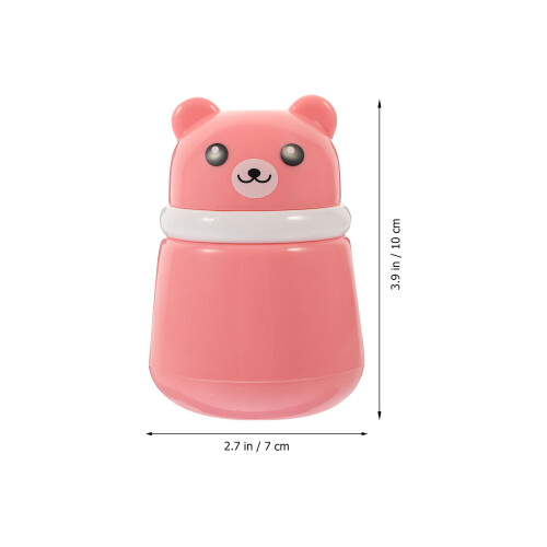 Bottle Cute Bear Powder Puff Box Fun Powder Puff Container 1
