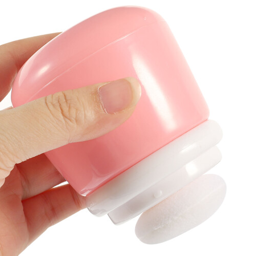 Bottle Cute Bear Powder Puff Box Fun Powder Puff Container 2