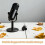 50Pcs Plastic Cable Clips for Mic Stands Black Mic Wire Organizer 7