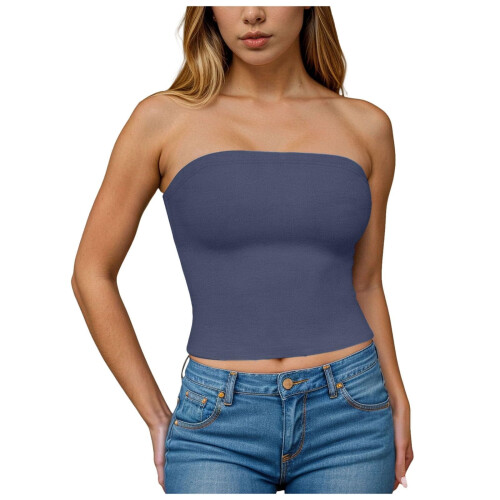 2 τεμάχια γυναικεία σουτιέν με λάστιχο shapewear, χωρίς τιράντες και ενσωματωμένη 2