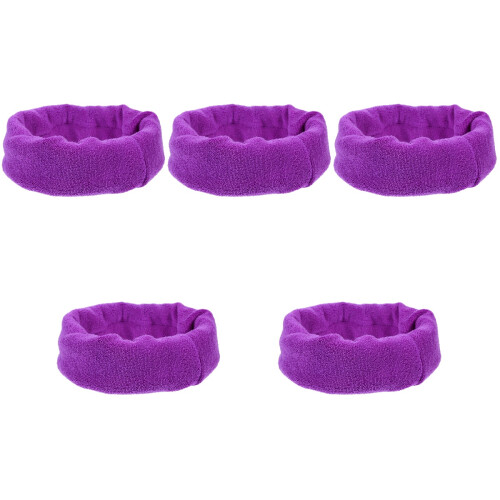 5Pièces Snood Violet Chaud Confortable Protection Anti-Bruit 1